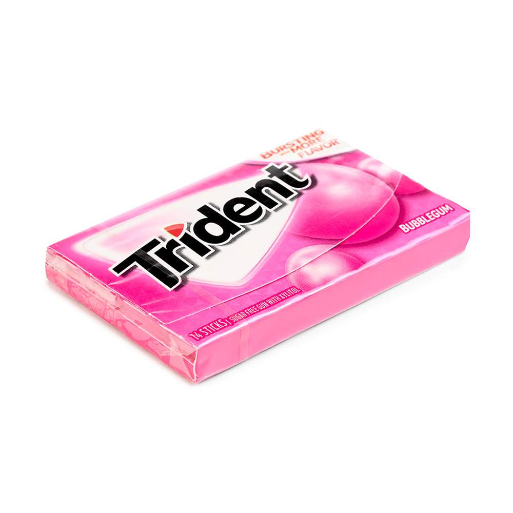 Популярные жвачки. Trident жев. Резинка баблгам. Жевательная резинка Trident Bubblegum, 18 пластинок. Жевательная резинка Trident Bubblegum, 25.2гр. Жев. Резинка Trident Bubblegum 1 x 12 шт. (Блок) / США.