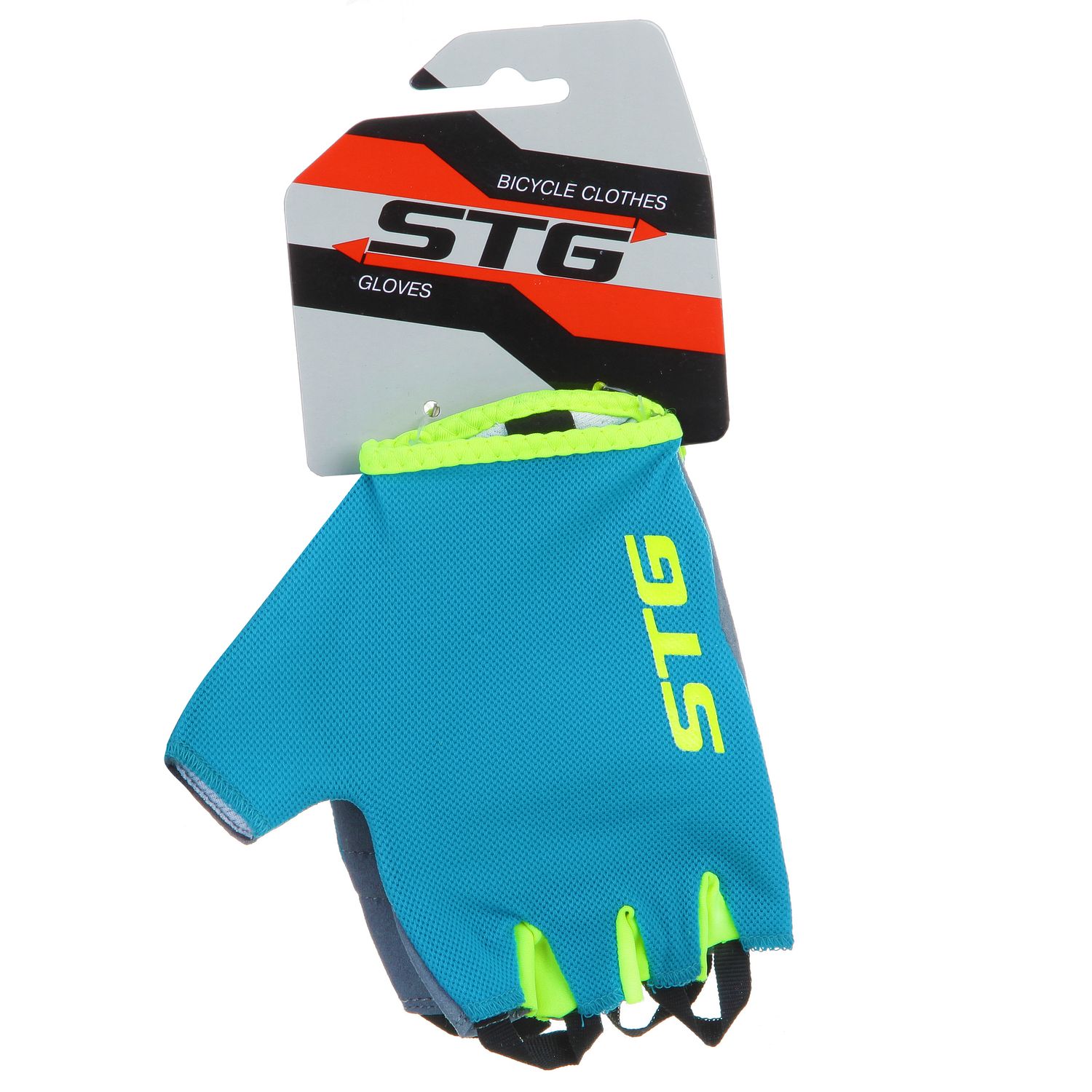 Велоперчатки STG AL-03-418, blue/grey, XS