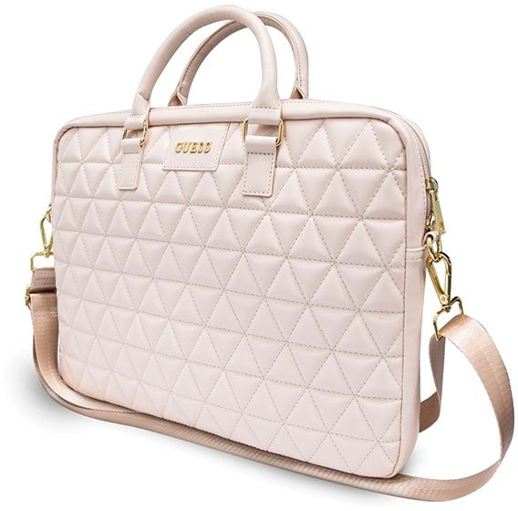 Guess pink quilted bag store