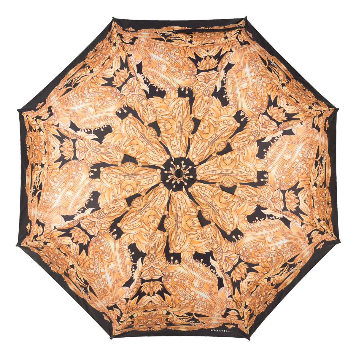 Зонт складной женский автоматический FERRE MILANO 6009-OC золотистый