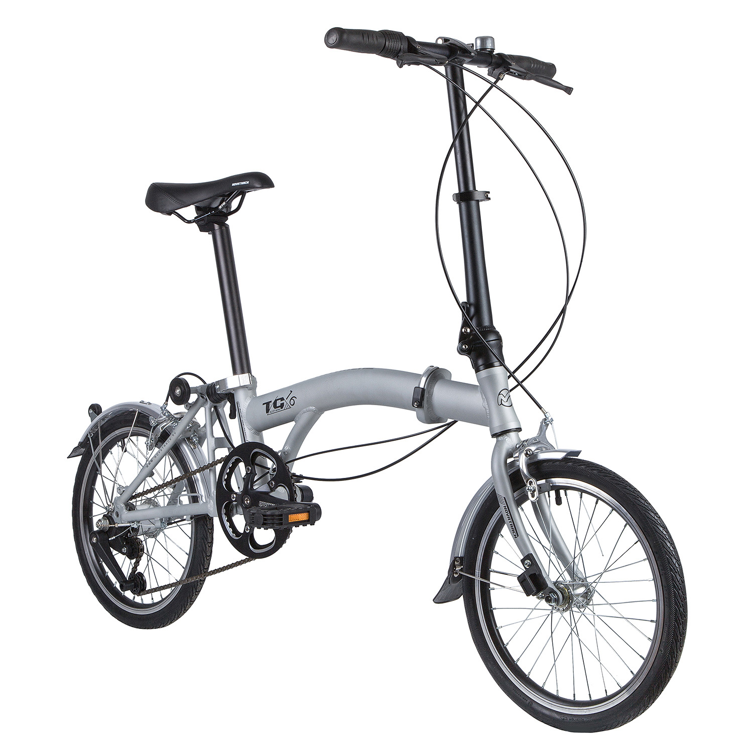 Велосипед Novatrack TG-16 2020 One Size grey