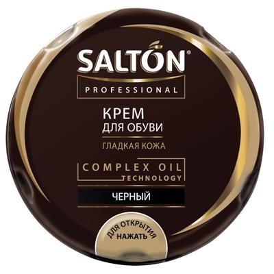 Крем для обуви Salton Professional, БАНКА, 70 мл. (черный) - купить в Москве, цены на Мегамаркет | 100042307086