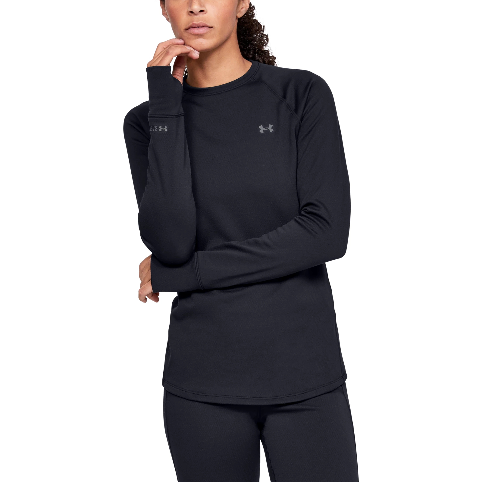 Лонгслив женский Under Armour 1343320-001 черный S/M