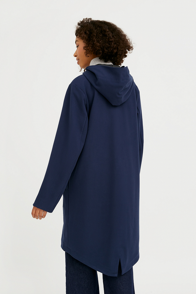 Пальто женское Finn Flare B21-32014 синее M