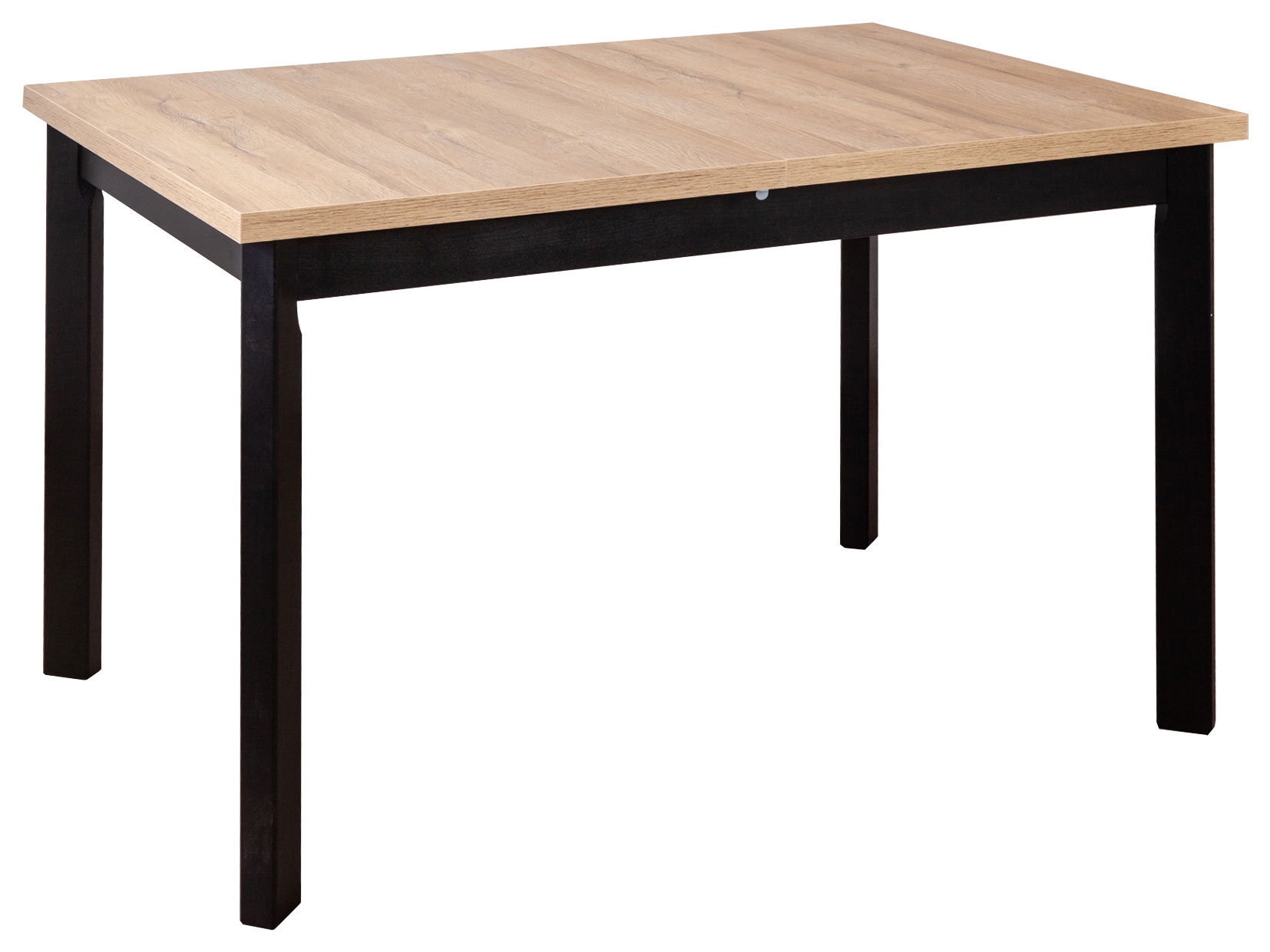 Кухонный стол MAX 5 P, 120(150)х80х78 Черный/Дуб Грендсон
