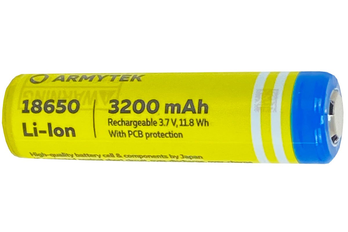 Аккумуляторная батарея Armytek 18650 3200 mAh - купить в Москве, цены на Мегамаркет | 600001142439