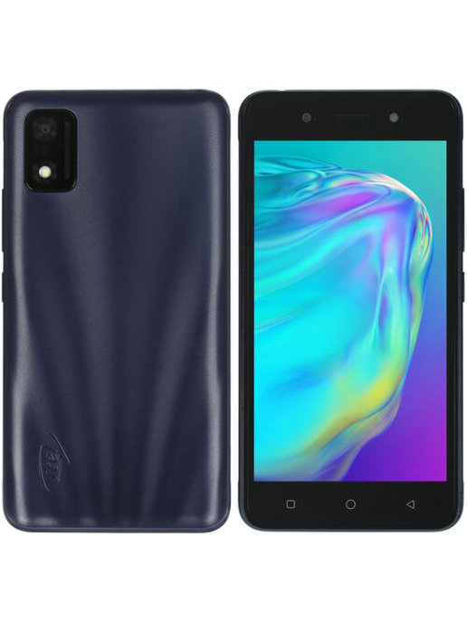 Смартфон Itel A17 1/16GB Dark Blue - купить в Эльдорадо, цена на Мегамаркет