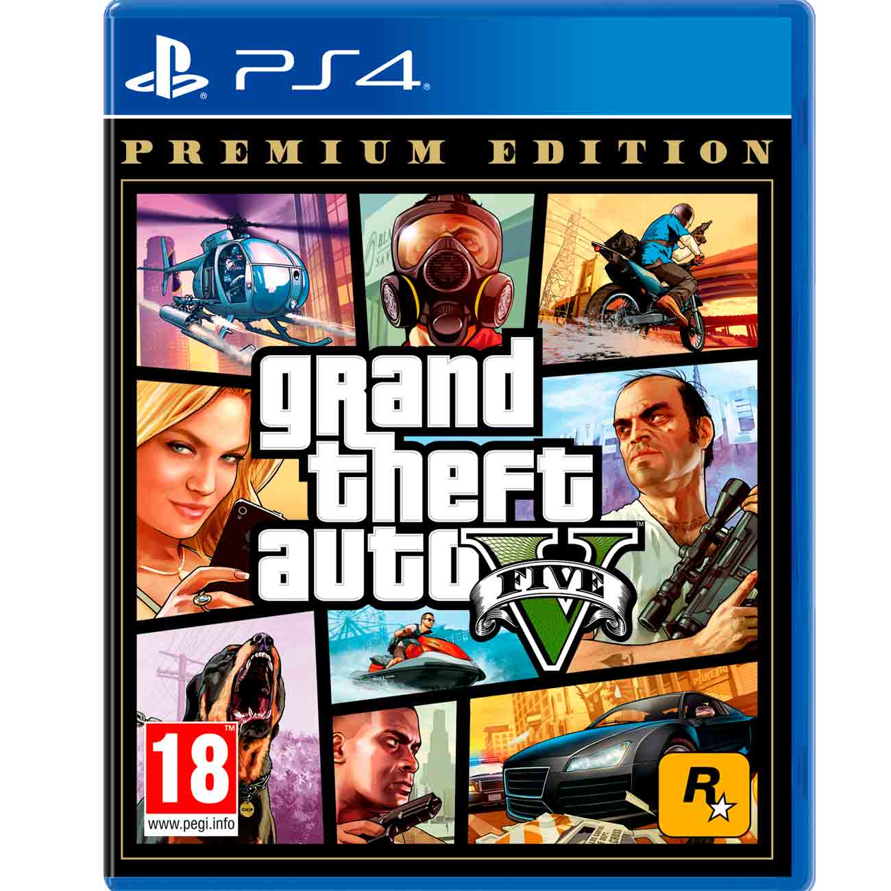 Игра GTA V Premium Edition PS4 (Новый) - купить в Москве, цены в интернет-магазинах Мегамаркет