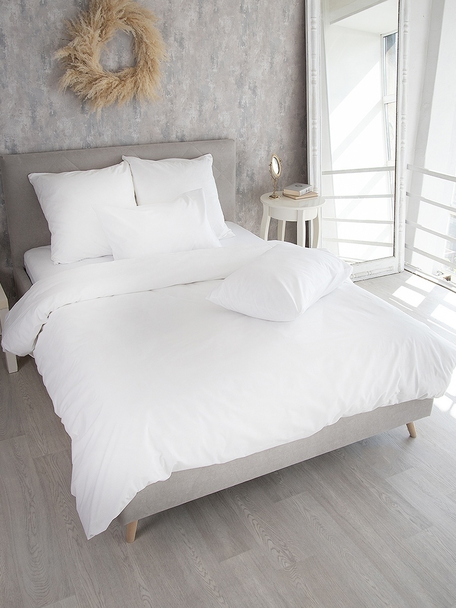 белый пододеяльник. простынь на кровати. пододеяльники хлопок. Predo впитывающие пелёнки 60х90см. белое постельное белье перкаль.