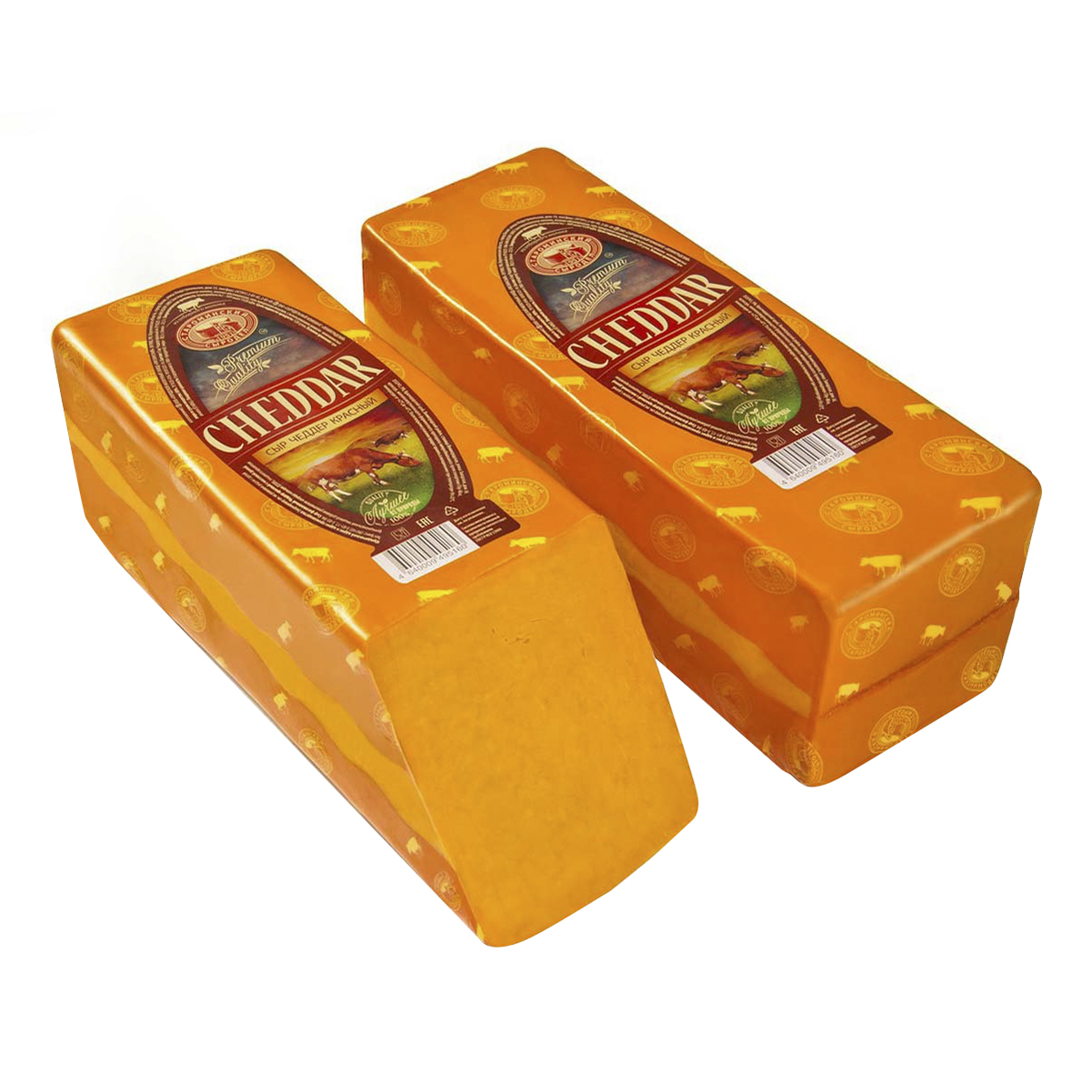 Сыр твердый Чеддер Красный 50% 3 кг