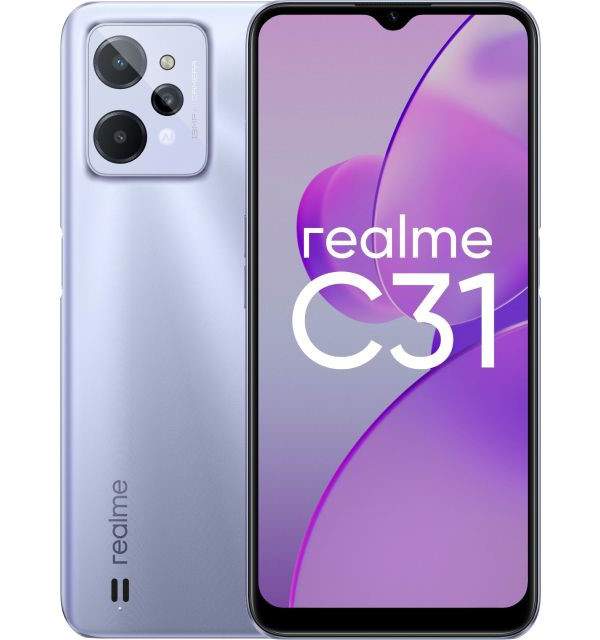 Смартфон Realme C31 4/64GB Silver, купить в Москве, цены в интернет-магазинах на Мегамаркет