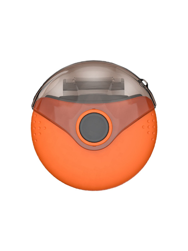 Мультигрумер 3в1 STEFAN (дешеддер, колтунорез, гребень противоблошиный), оранжевый