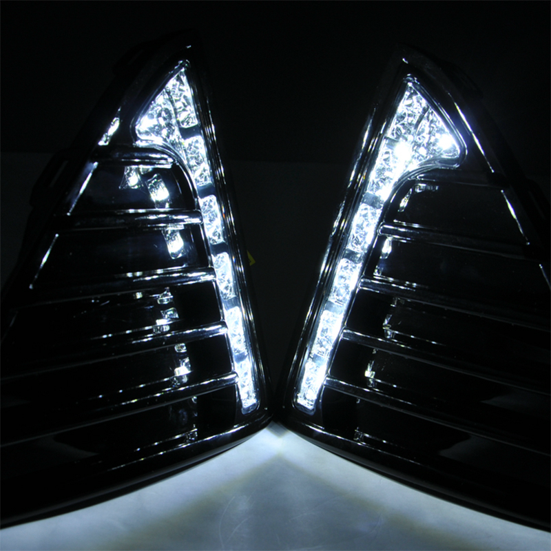 Дневные ходовые огни Форд Фокус 3 2011-2015 модель №1, комплект: Л+П, арт:MF-DRL-000213