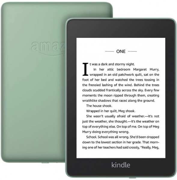 Электронная книга Amazon Kindle Paperwhite 2018 8Gb Sage Add-Suported