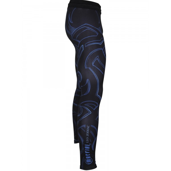 Тайтсы мужские Athletic pro. Leo Blue MSP-127 черные S