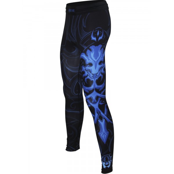 Тайтсы мужские Athletic pro. Leo Blue MSP-126 черные M