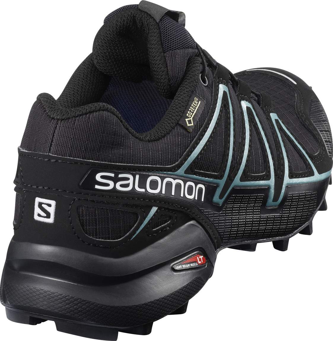 Кроссовки женские Salomon Speedcross 4 GTX черные 8.5 UK