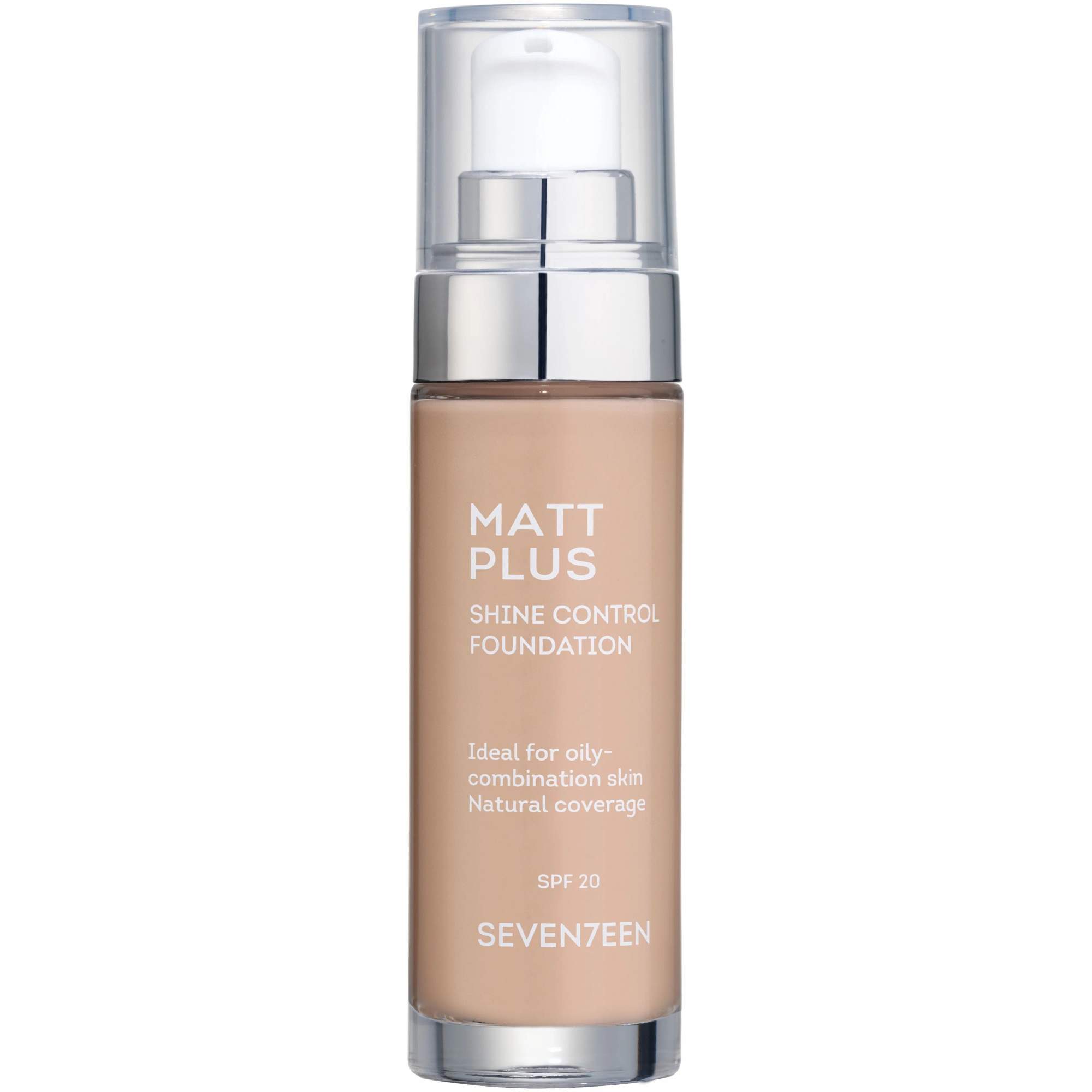 Купить тональный крем Seventeen Matt Plus Liquid SPF20 04 30 мл Розовый, бежевый, цены на Мегамаркет