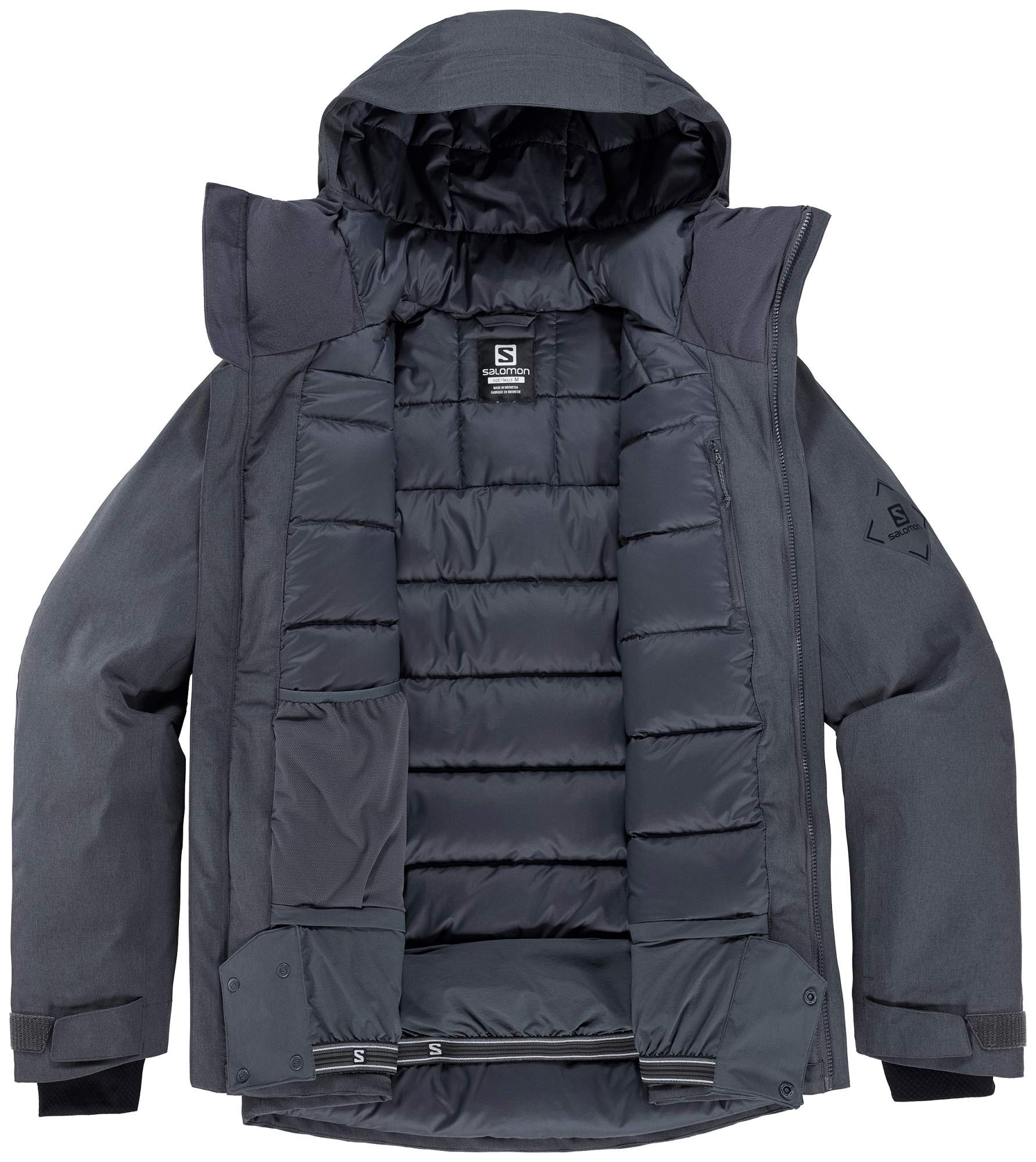 Куртка Salomon Arctic Down, ebony/heather, XL INT