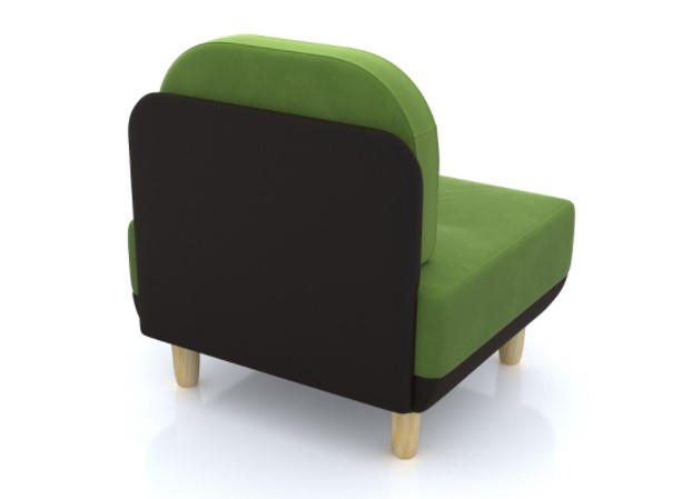 Кресло Anderson Торли AND_730, velvet green/бежевый