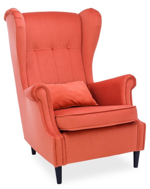 Кресло Leset Монтего LST_2500000077241, оранжевый v39/венге