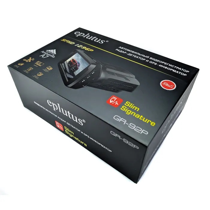 Купить видеорегистратор Eplutus GR-92Р с радар-детектором и GPS, цены на Мегамаркет | Артикул: 600013686841