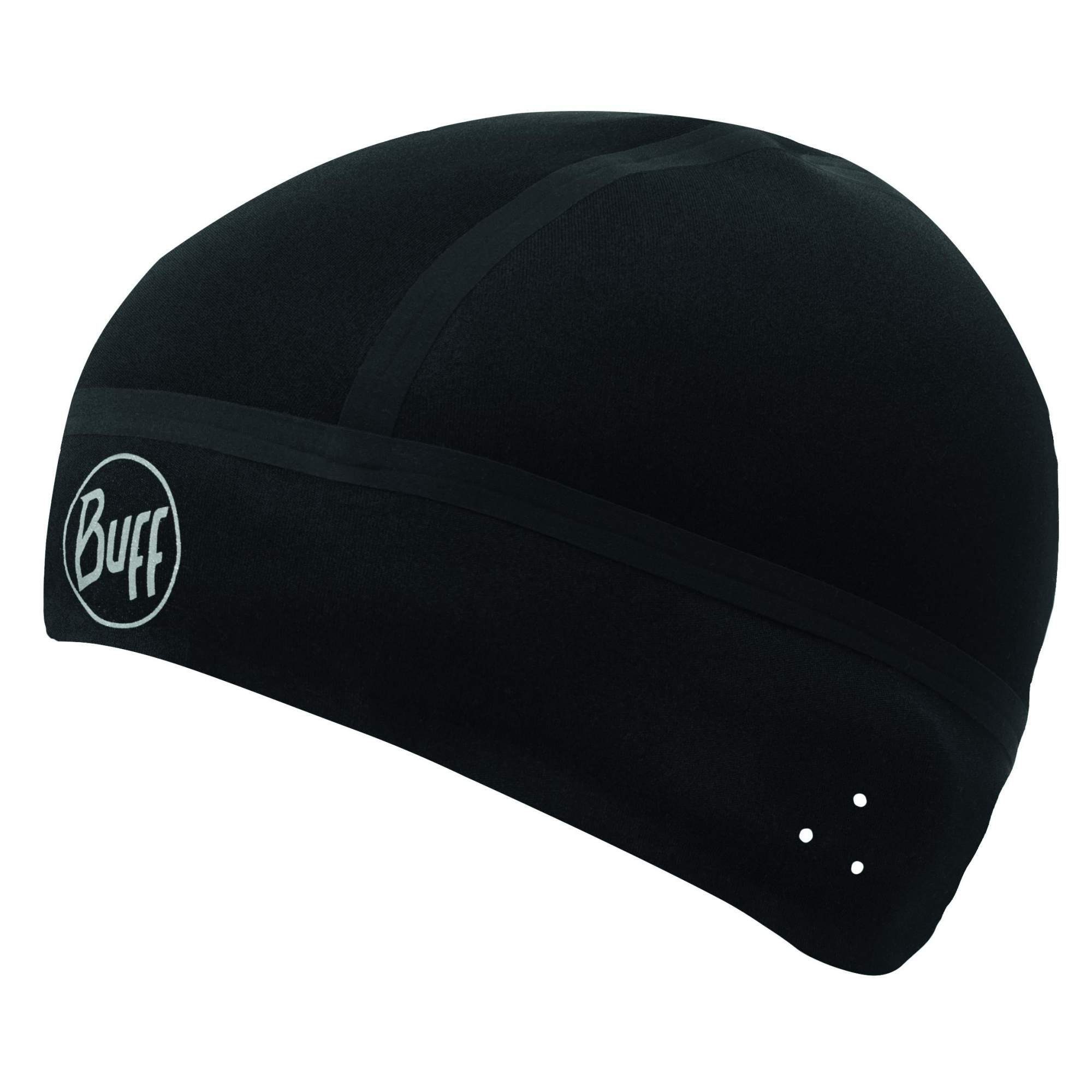 Шапка-бини унисекс Buff Windproof Hat solid black, р. L-XL