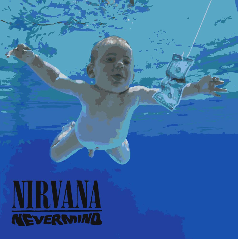 Картина по номерам nirvana