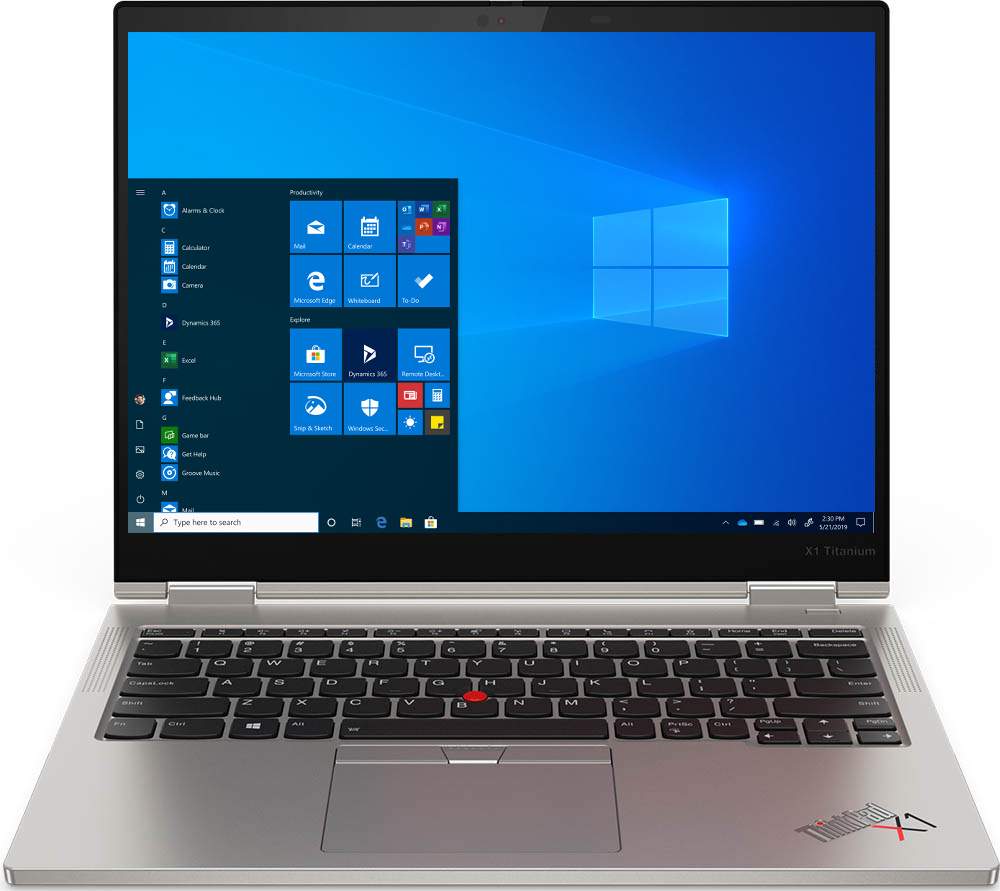 Ноутбук-трансформер Lenovo ThinkPad X1 Titanium Yoga Gen 1 Silver (20QA001PRT) - купить в planetashop, цена на Мегамаркет