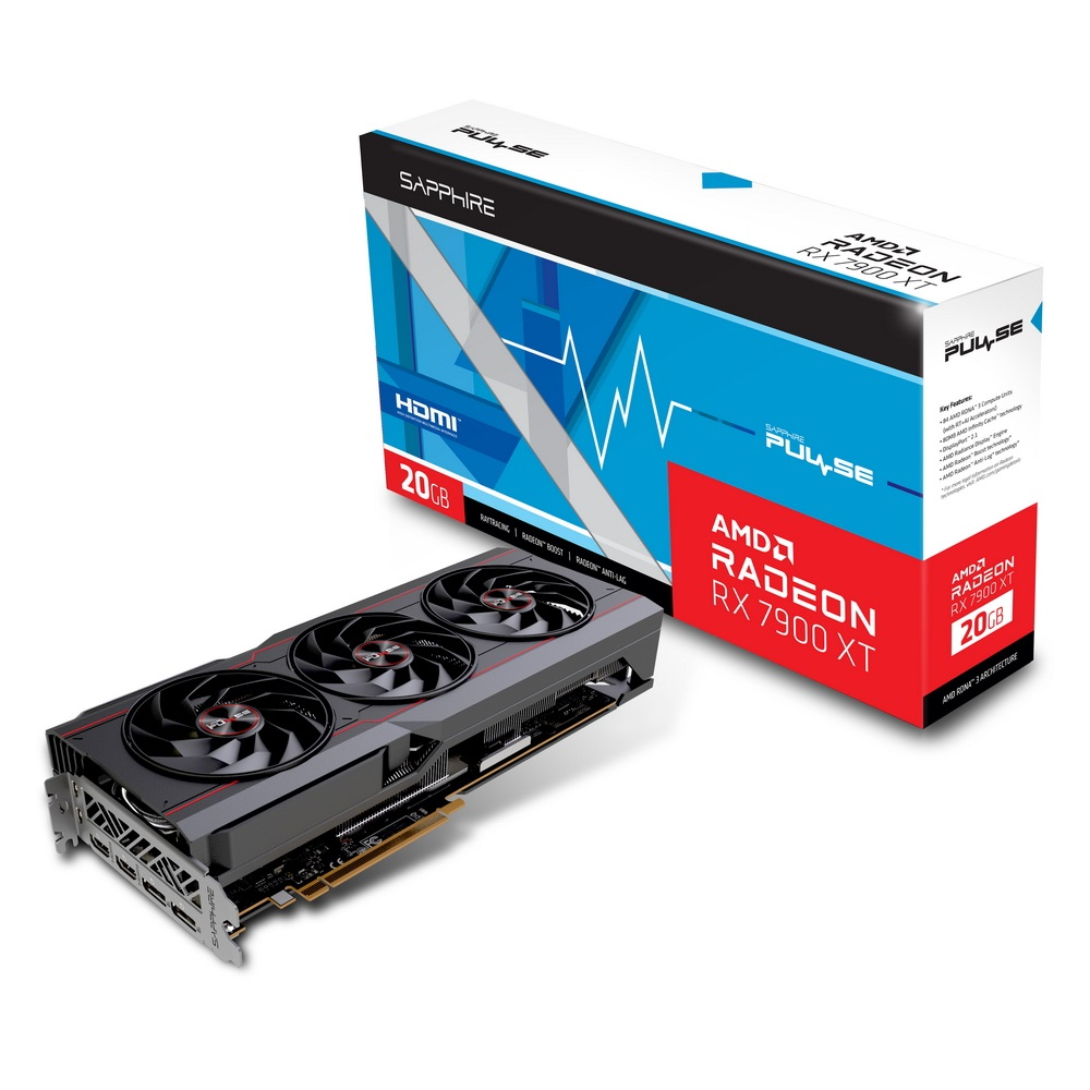 Видеокарта Sapphire AMD Radeon RX 7900 XT Pulse 11323-02-20G - купить в  Alt-Dim, цена на Мегамаркет