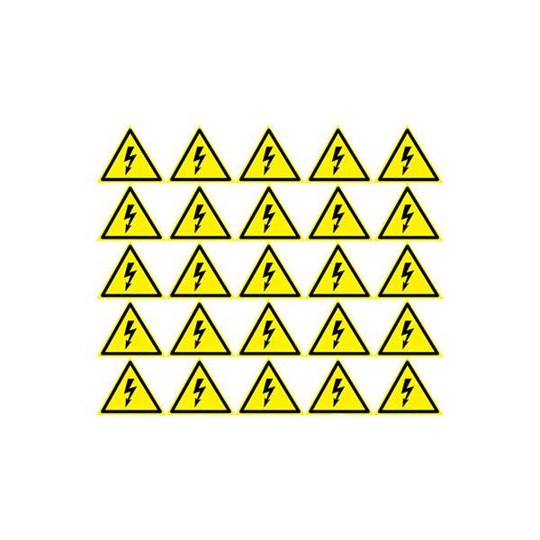 Наклейка знак электробезопасности "Опасность поражения электротоком" 25х25х25 мм Rexant - купить в ТЗ Групп, цена на Мегамаркет