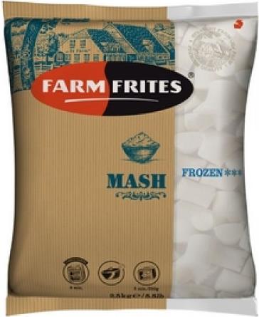 Картофельное пюре Farm Frites в бочонках замороженное 2,5 кг