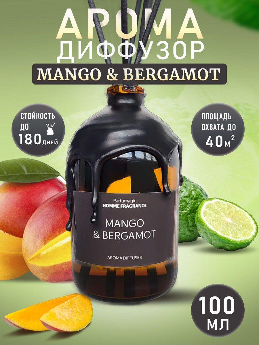 Ароматический Диффузор Mango & Bergamot (Манго и Бергамот) 100мл – купить в  Москве, цены в интернет-магазинах на Мегамаркет