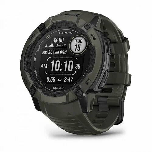 Смарт-часы Garmin Instinct 2X Solar зеленый (010-02805-05) – купить в Москве, цены в интернет-магазинах на Мегамаркет