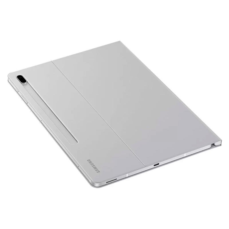 Чехол Samsung Book Cover Tab S7+/S7 FE Light Grey (EF-BT730PJEGRU)