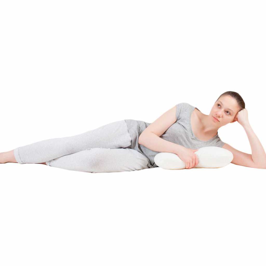 Ортопедическая подушка для сна на животе HILBERD WELLNESS, Цвет белый