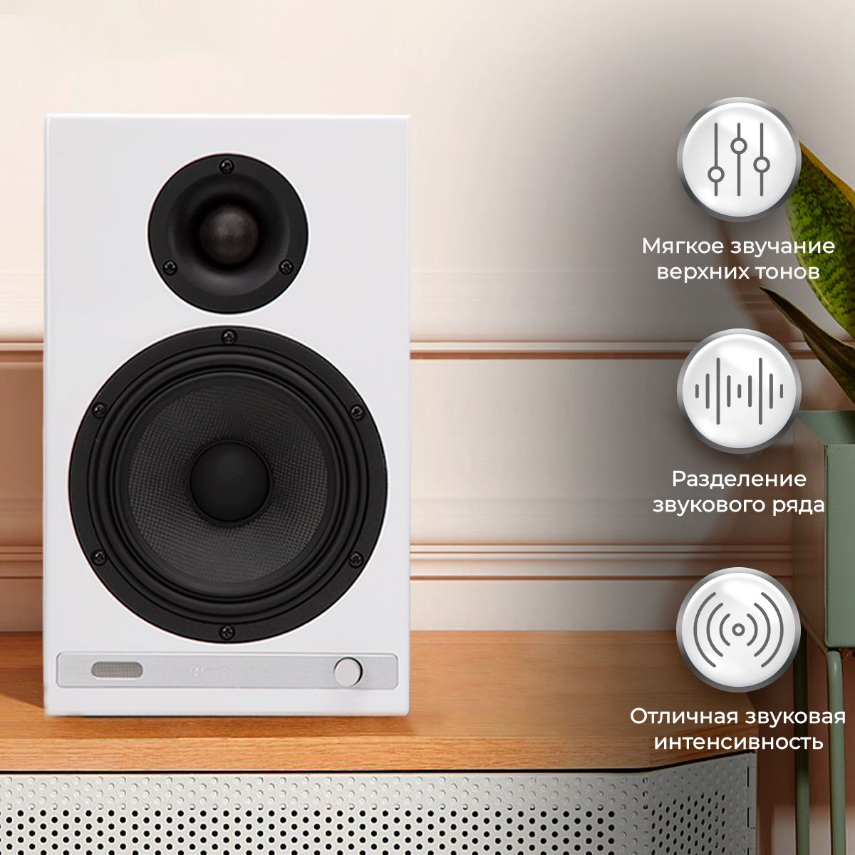 Портативная колонка Audioengine HD6 White, купить в Москве, цены в  интернет-магазинах на Мегамаркет