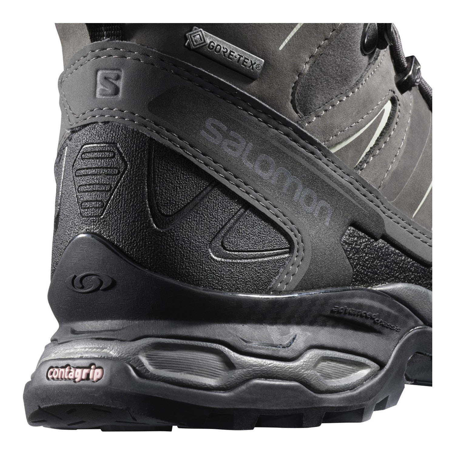 Ботинки женские Salomon X ULTRA TREK GTX W черные 5 UK - купить в Москве,  цены на СберМегаМаркет