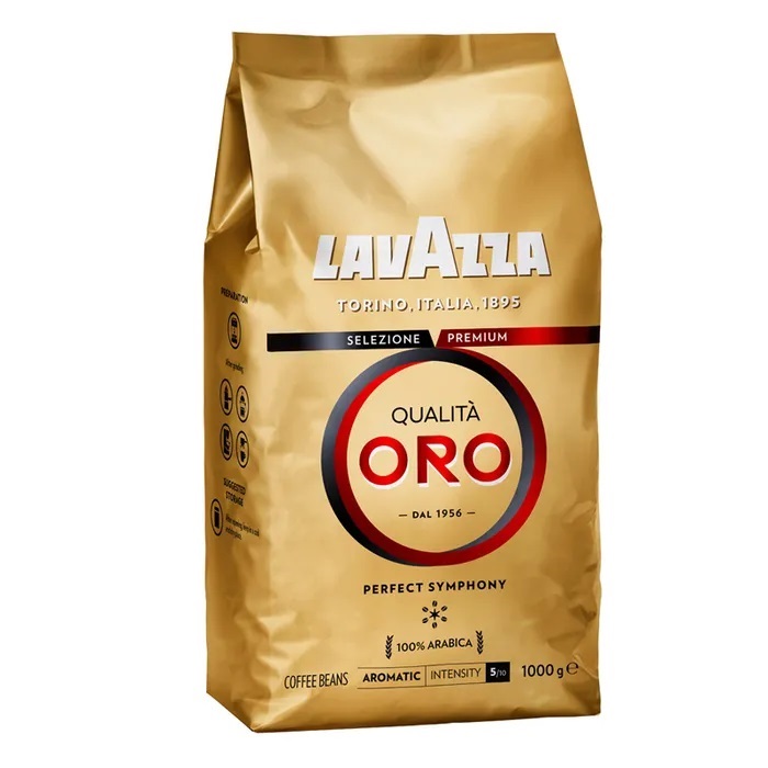 Купить кофе в зернах Lavazza Qualita Oro, арабика, 1 кг, цены на Мегамаркет | Артикул: 100051913129