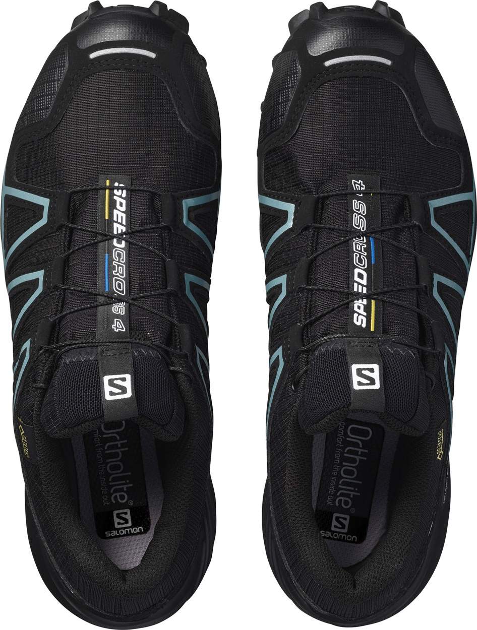 Кроссовки женские Salomon Speedcross 4 GTX черные 3.5 UK
