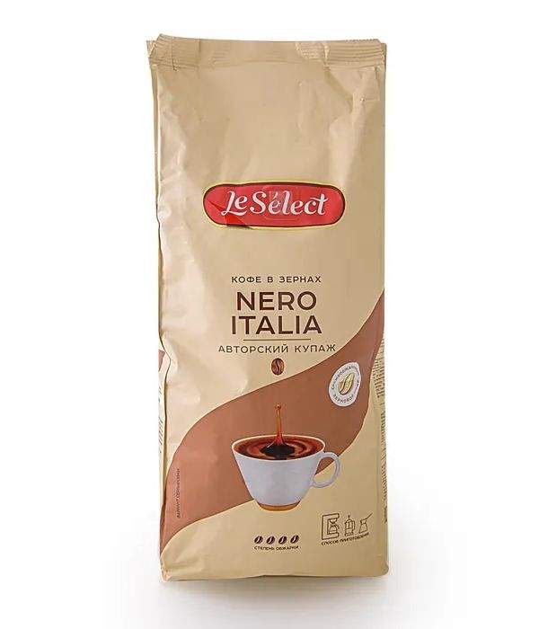 Nero 1 кг. Кофе le select Premium зерно 200гр м/у (881) 1*9. Кофе в зернах le select. Неро кофе в зернах. Le select Nero Italia.