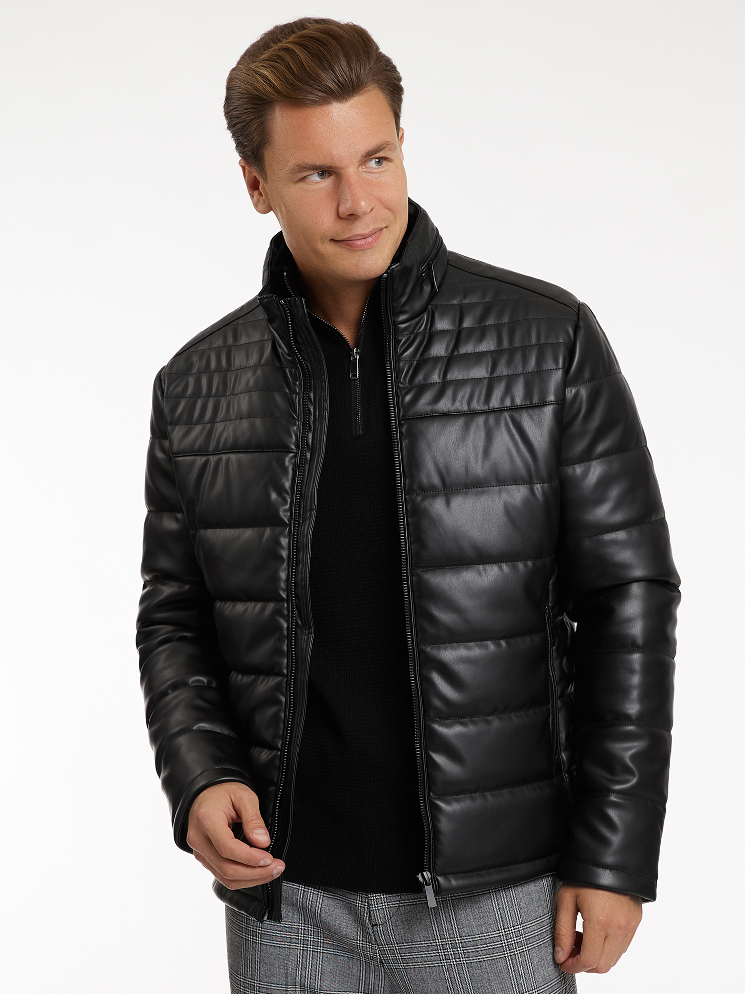 Куртка мужская oodji 1L111055M черная XL - купить в oodji, цена на Мегамаркет