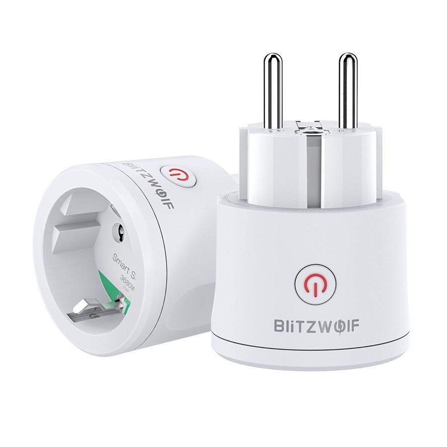 Умная розетка BlitzWolf BW-SHP10 3680W 16A WIFI Smart Socket EU Plug White  – купить в Москве, цены в интернет-магазинах на Мегамаркет