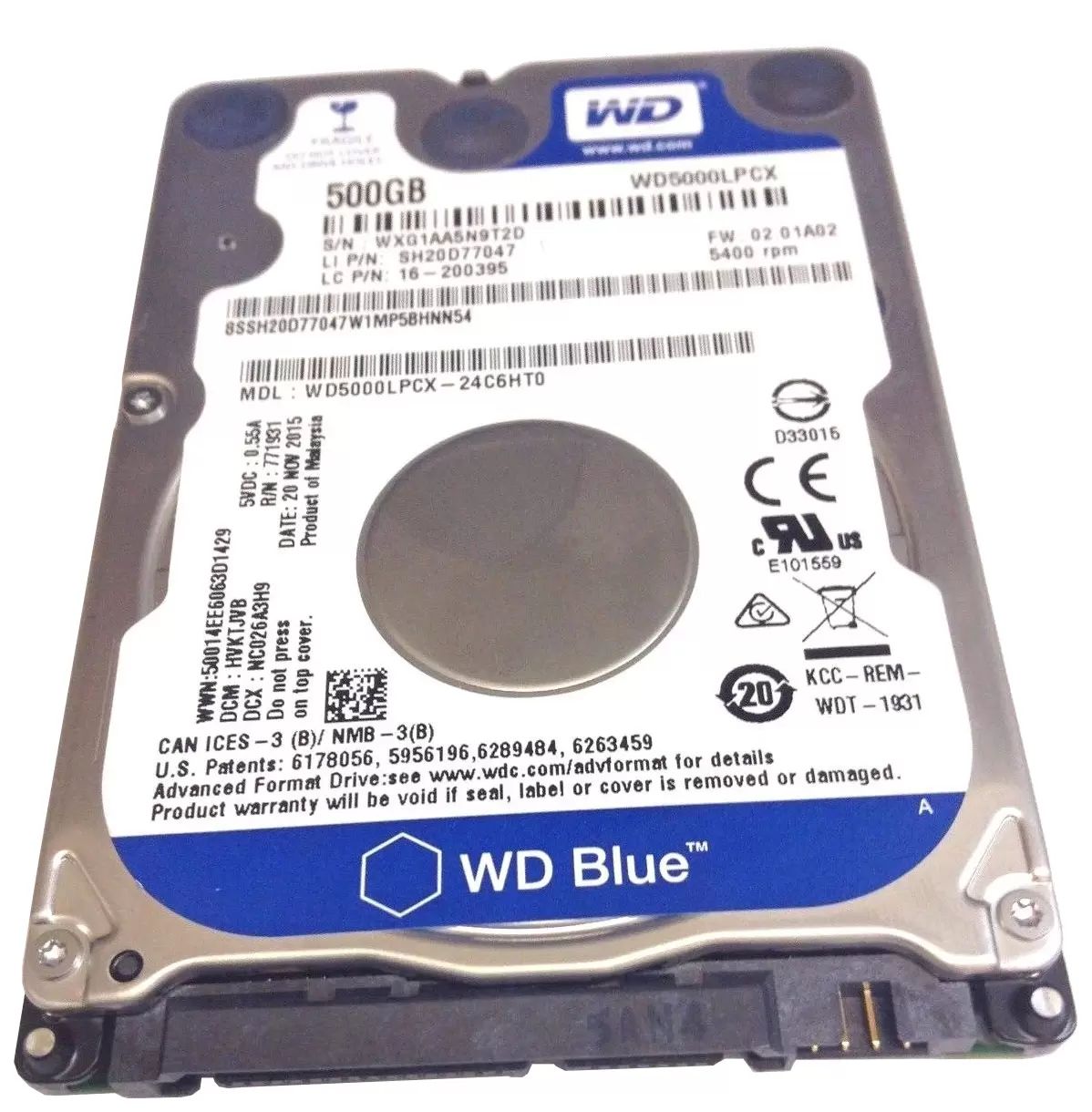 HDD WD Blue 500gb. Western Digital WD Blue 500 ГБ wd5000lpcx. 500 ГБ жесткий диск WD Blue mobile [wd5000lpcx]. 500 ГБ внутренний жесткий диск Western Digital Blue 2.5" 5400 (wd5000lpcx.