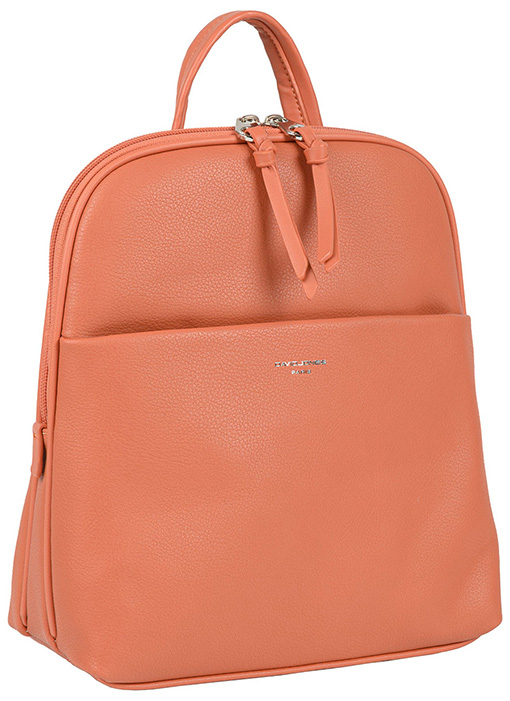 Рюкзак женский David Jones 6219-2 CORAL, оранжевый