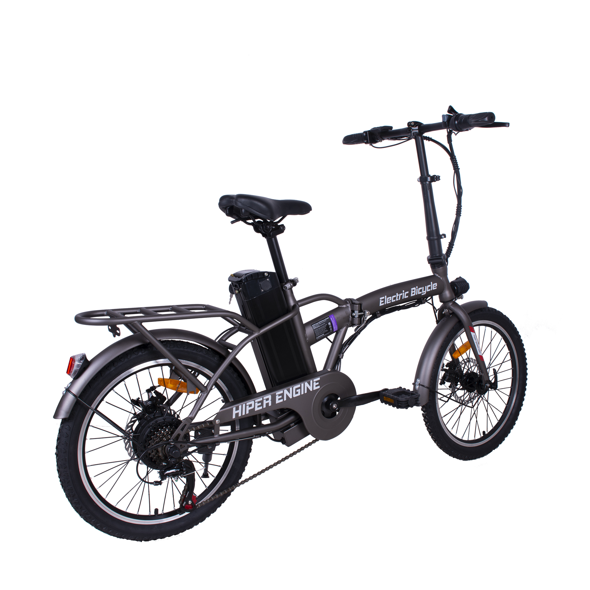Электровелосипед HIPER HE-BF200 2021 One Size brown metallic