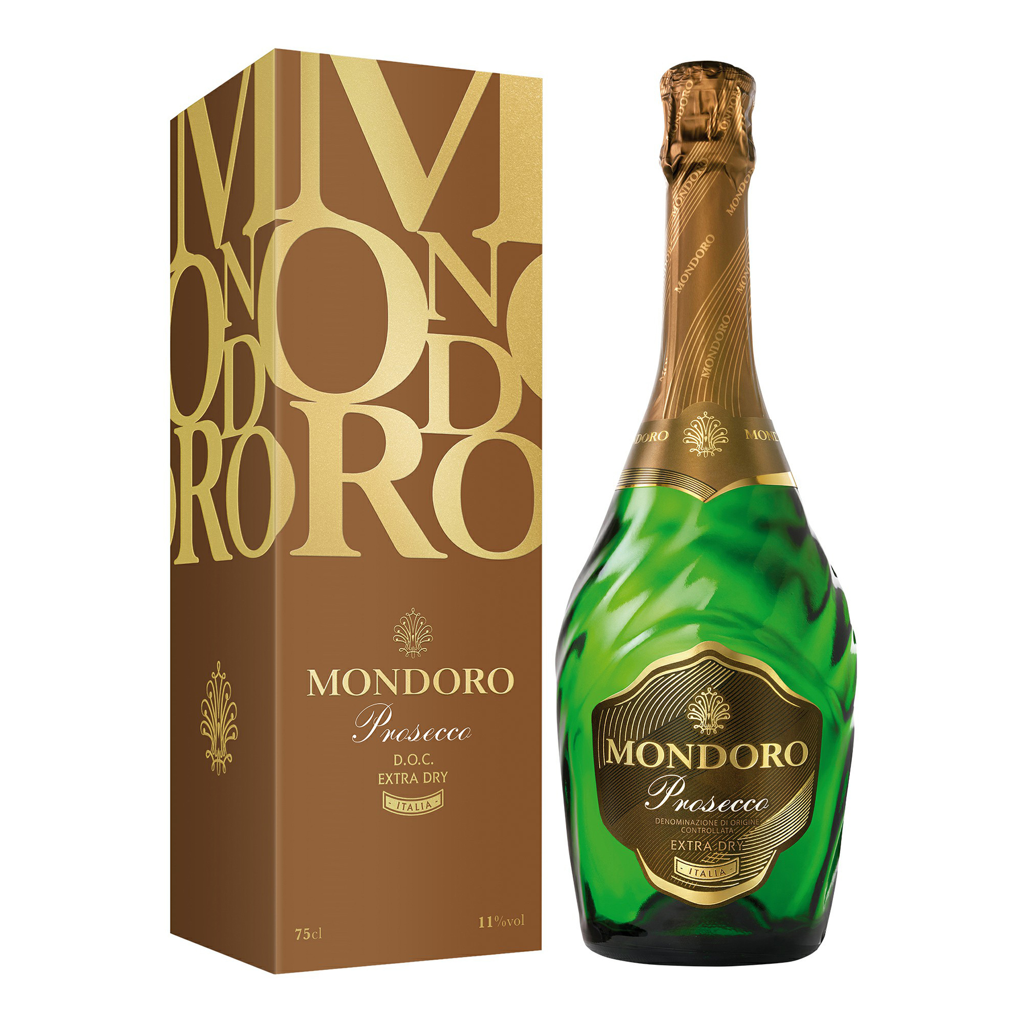 Вино игристое Mondoro Prosecco DOC белое сухое 11% 0,75 л Италия - купить в Москве, цены на Мегамаркет | 100060817340