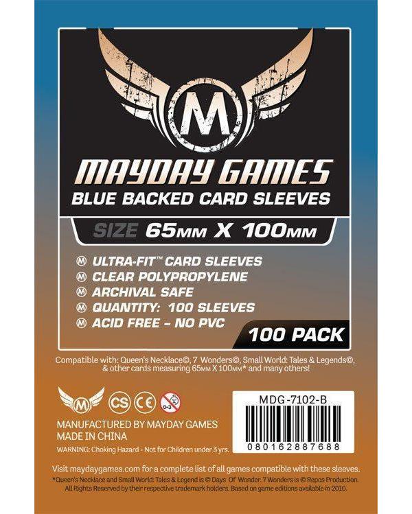 Протекторы для настольных игр Blue Backed Magnum Copper Sleeve 65x100 (100)