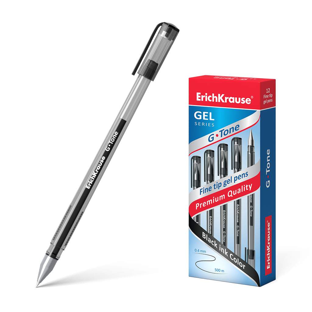Ручка гелевая ErichKrause® G-Tone черный
