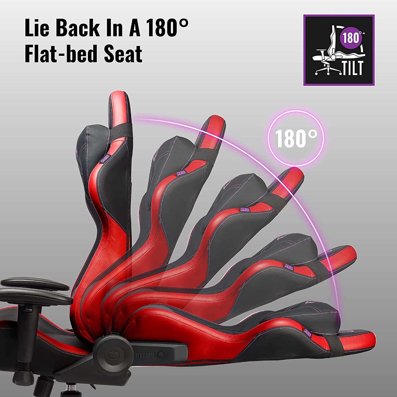 Caliber R2 [CMI-GCR2-2019R] Gaming Chair Red, RTL {1}, (111